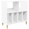 vidaXL Plaadim&auml;ngija alus Valge 82 x 39,5 x 82,5 cm Tehispuit