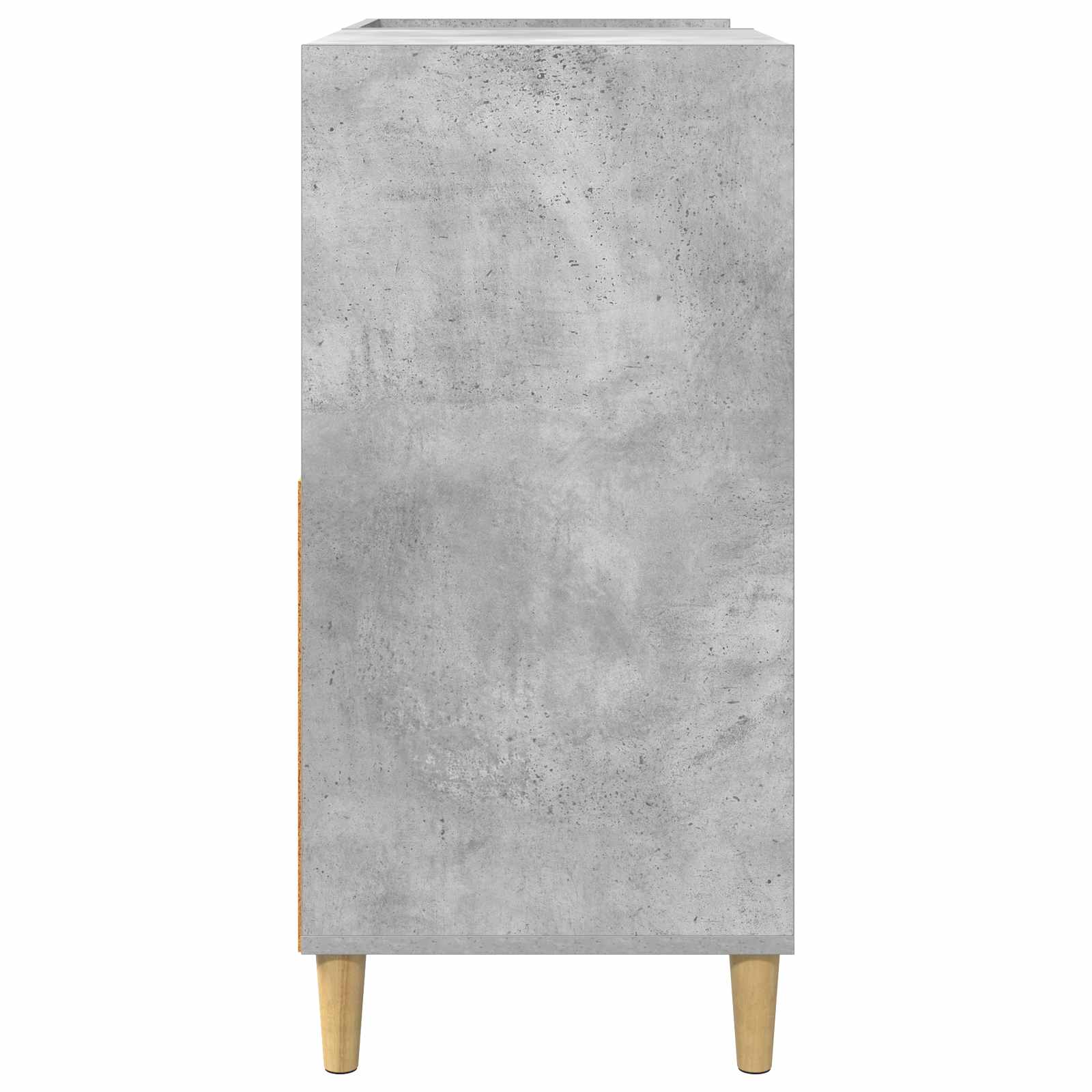 Vinyylisoittimen teline Betoninharmaa 82 x 39,5 x 82,5 cm - Image 5