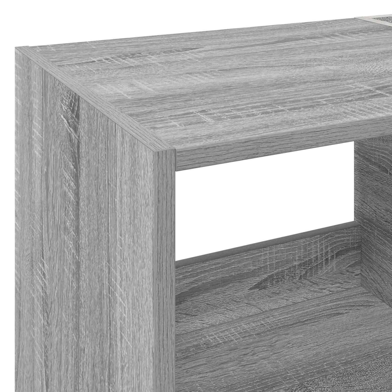 Vinyylisoittimen teline Harmaa Sonoma 82 x 39,5 x 82,5 cm - Image 7
