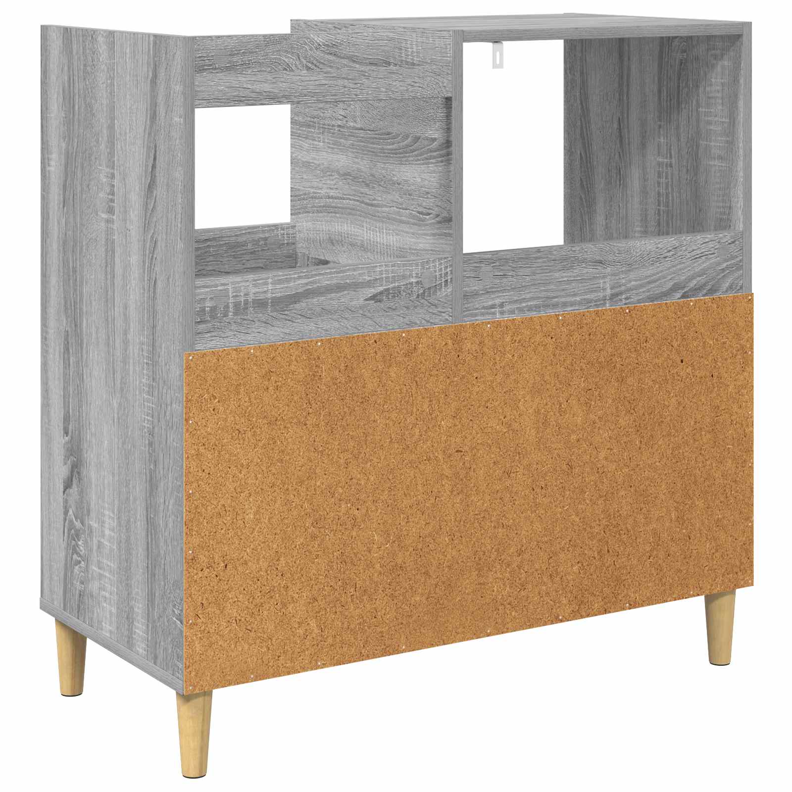 Vinyylisoittimen teline Harmaa Sonoma 82 x 39,5 x 82,5 cm - Image 6