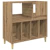 vidaXL Plaadim&auml;ngija alus Artisan tamm 82 x 39,5 x 82,5 cm Tehispuit