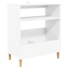 vidaXL Plaadim&auml;ngija alus Valge 71 x 39,5 x 83 cm Tehispuit
