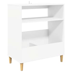 vidaXL Plaadim&auml;ngija alus Valge 71 x 39,5 x 83 cm Tehispuit