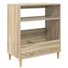 vidaXL Plaadim&auml;ngija alus Sonoma tamm 71 x 39,5 x 83 cm Tehispuit