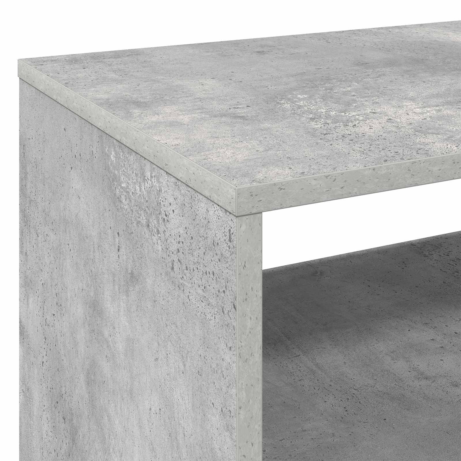 Vinyylisoittimen teline Betoninharmaa 71 x 39,5 x 83 cm - Image 7