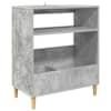 vidaXL Plaadim&auml;ngija alus Betoonhall 71 x 39,5 x 83 cm Tehispuit