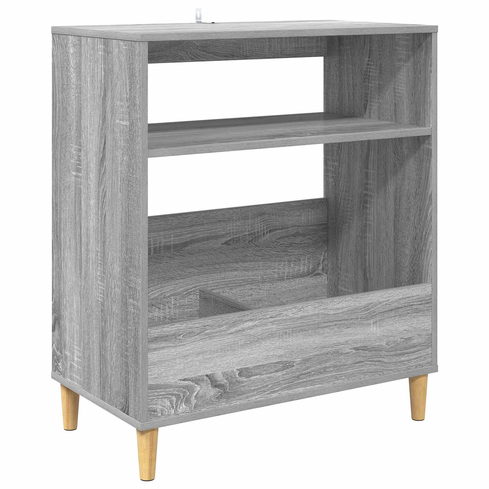 Стойка за грамофон Сив Сонома 71 x 39,5 x 83 см — изображение 2