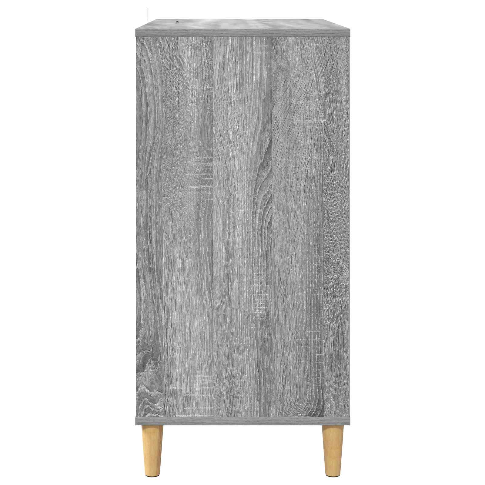 Vinyylisoittimen teline Harmaa Sonoma 71 x 39,5 x 83 cm - Image 5