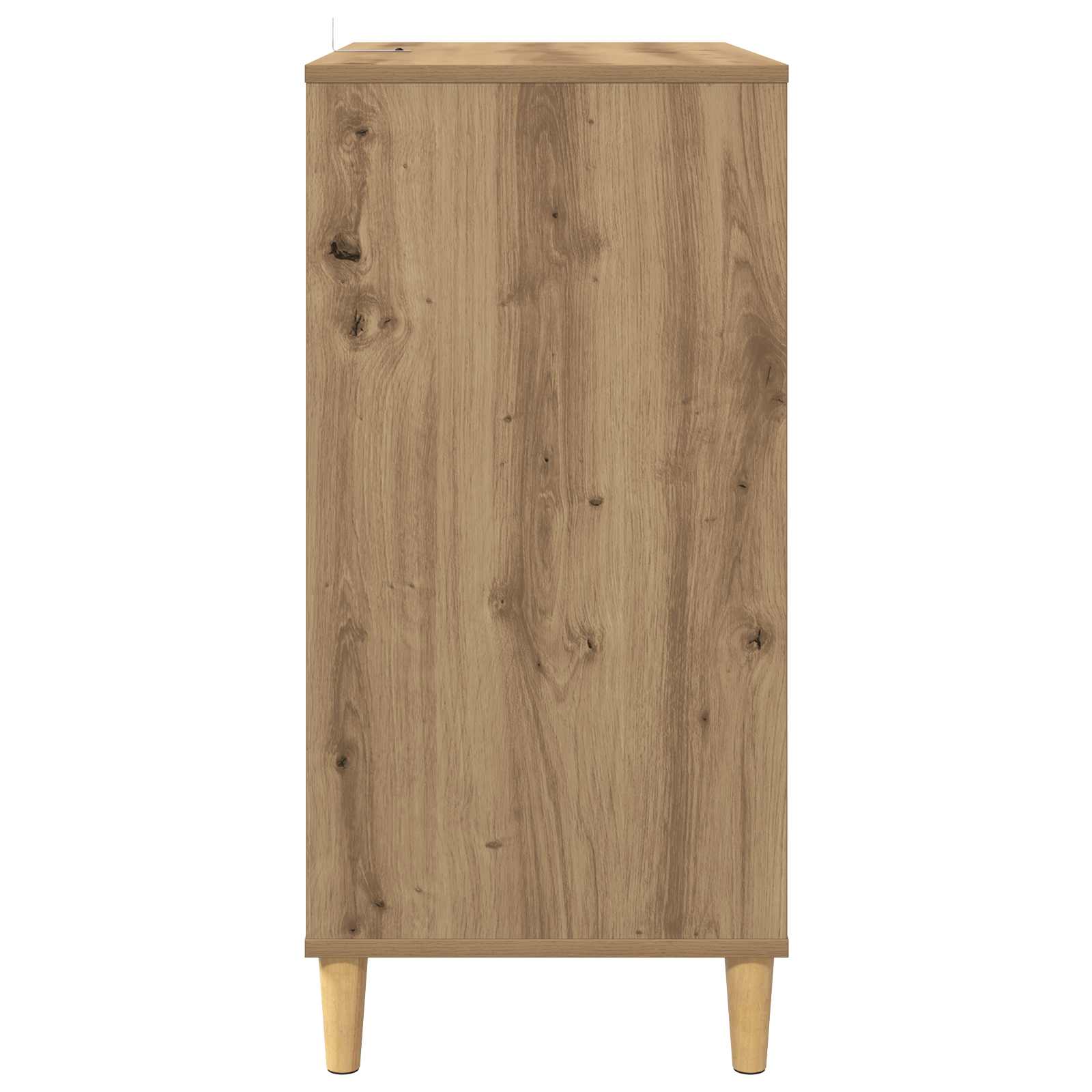Vinyylisoittimen teline Artisaanitammi 71 x 39,5 x 83 cm - Image 5
