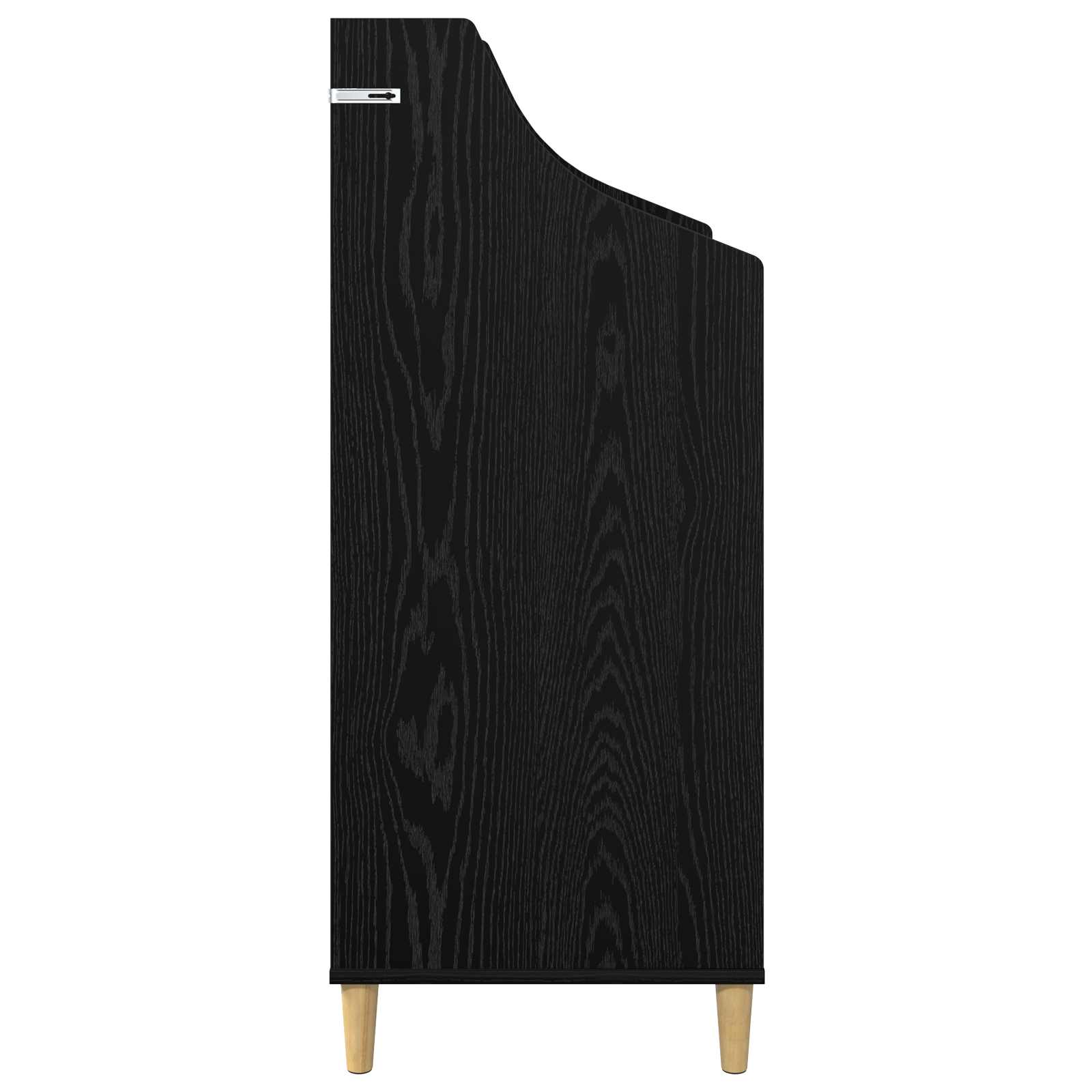 Medijske police Črni hrast 70,5 x 46 x 112 cm Inženirski les