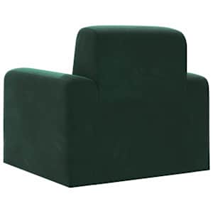 křeslo Tmavě zelená Samet - obrázek 5
