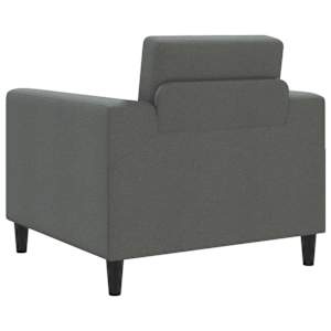 křeslo Tmavě šedá Textil - obrázek 5