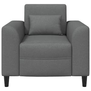 křeslo Tmavě šedá Textil - obrázek 3