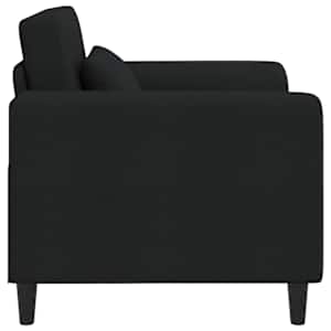 křeslo Černá Textil - obrázek 4