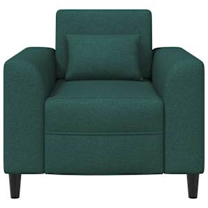 křeslo Tmavě zelená Textil - obrázek 3