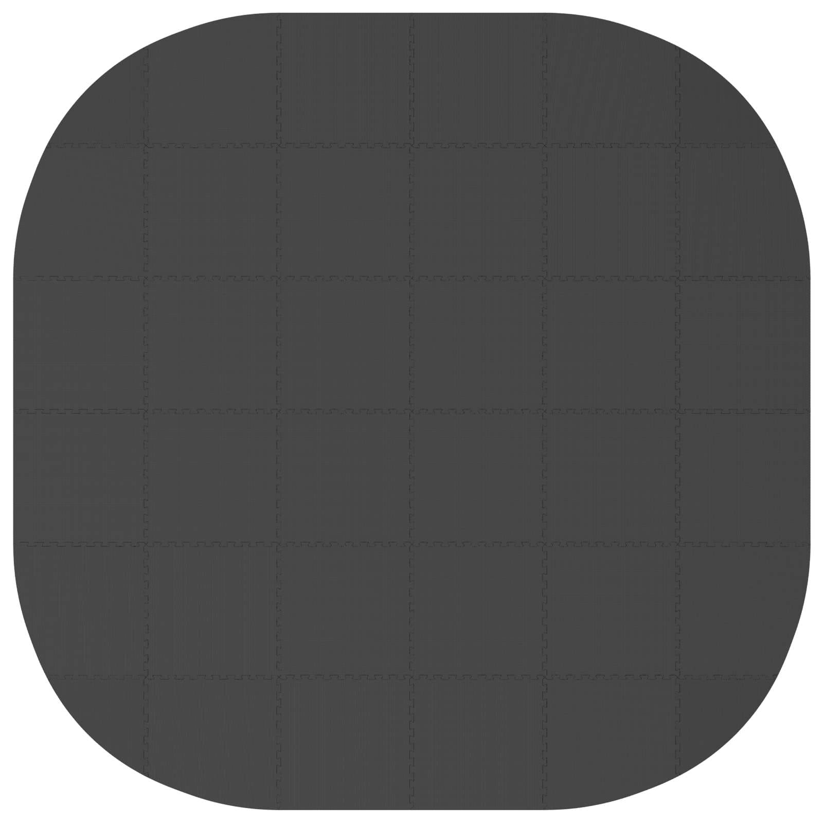 Zwembad Grondmat 36 st Ø 350 cm Rond EVA Schuim Zwart image 2