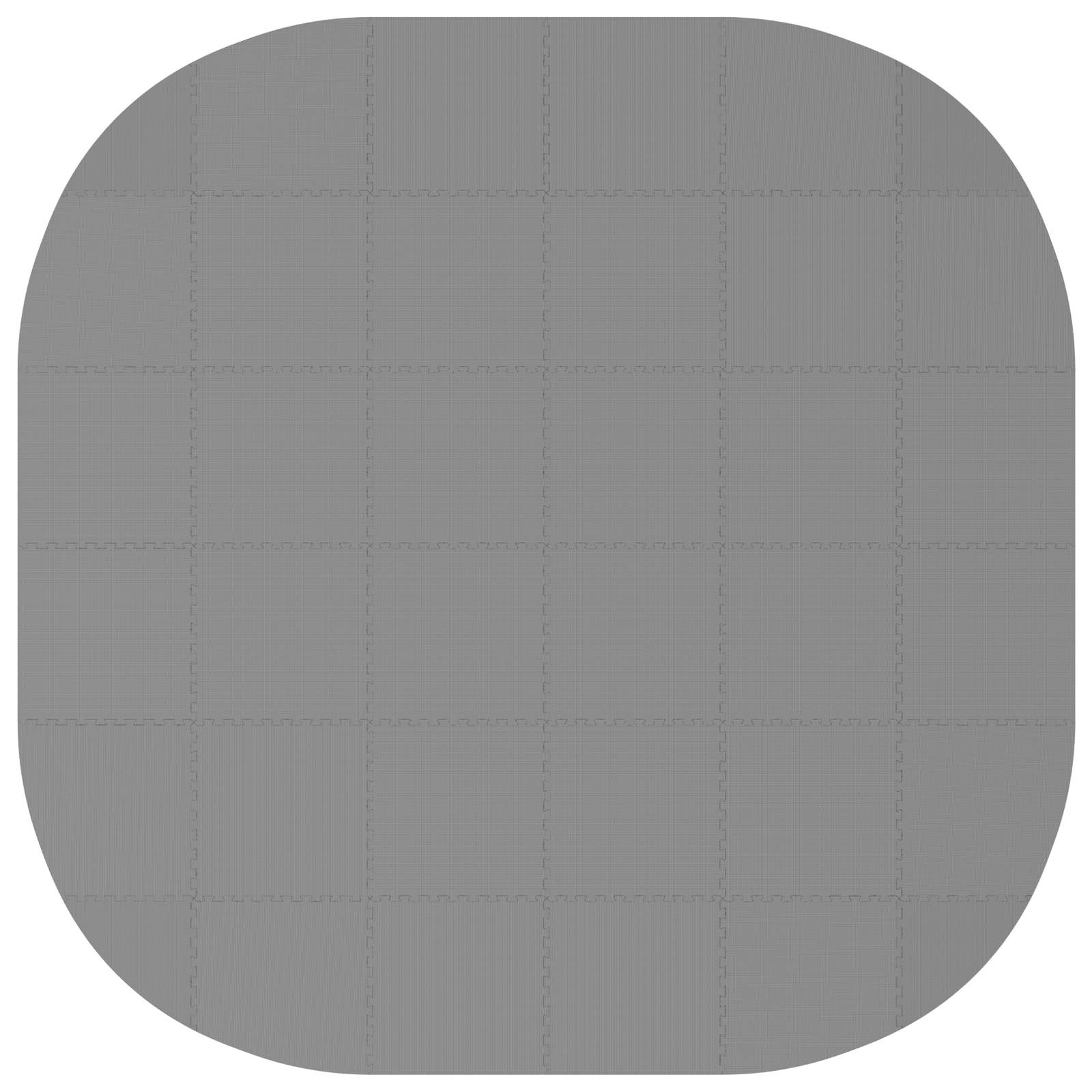 Zwembad Grondmat 36 st Ø 350 cm Rond EVA Schuim Grijs image 2