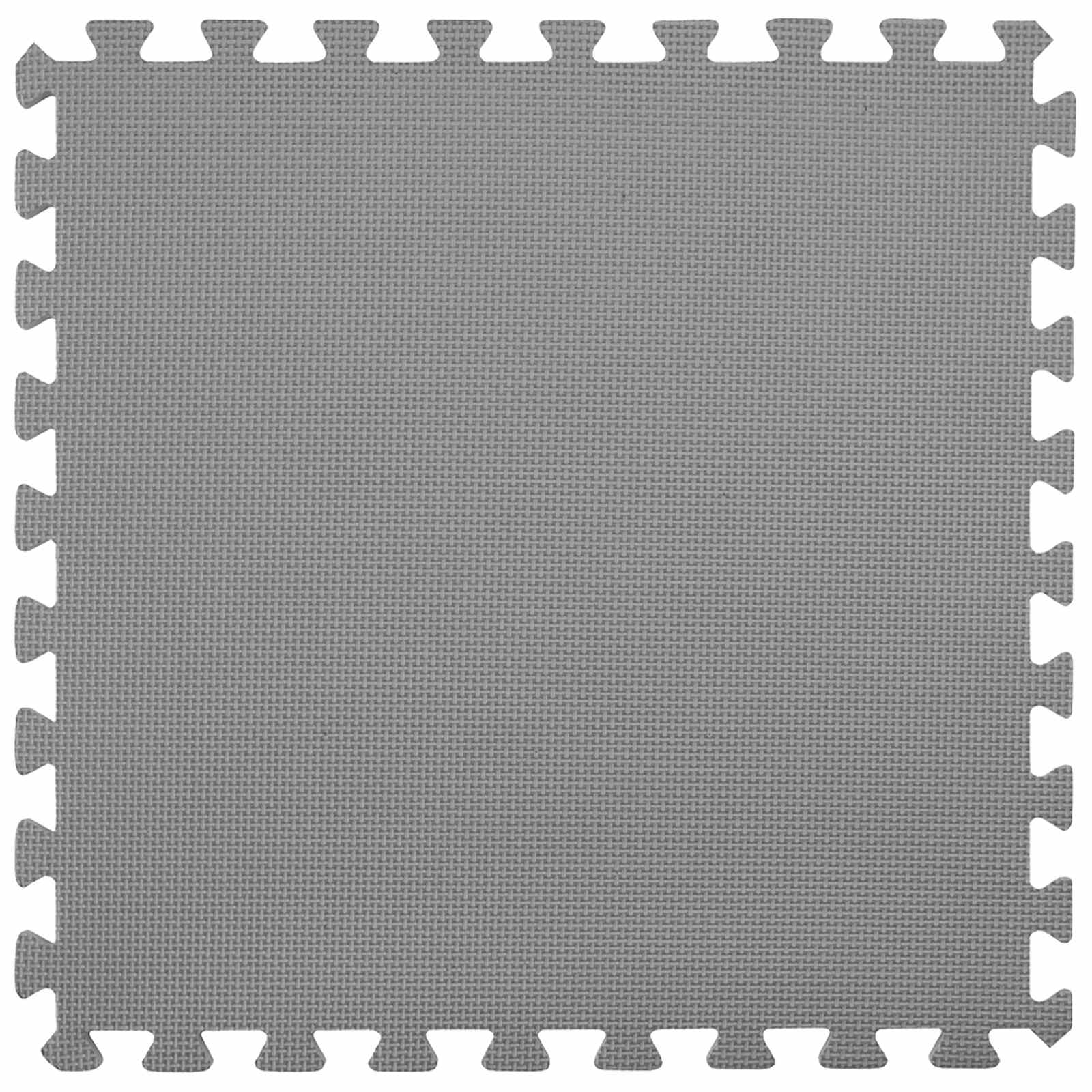 Zwembad Grondmat 36 st Ø 350 cm Rond EVA Schuim Grijs image 5