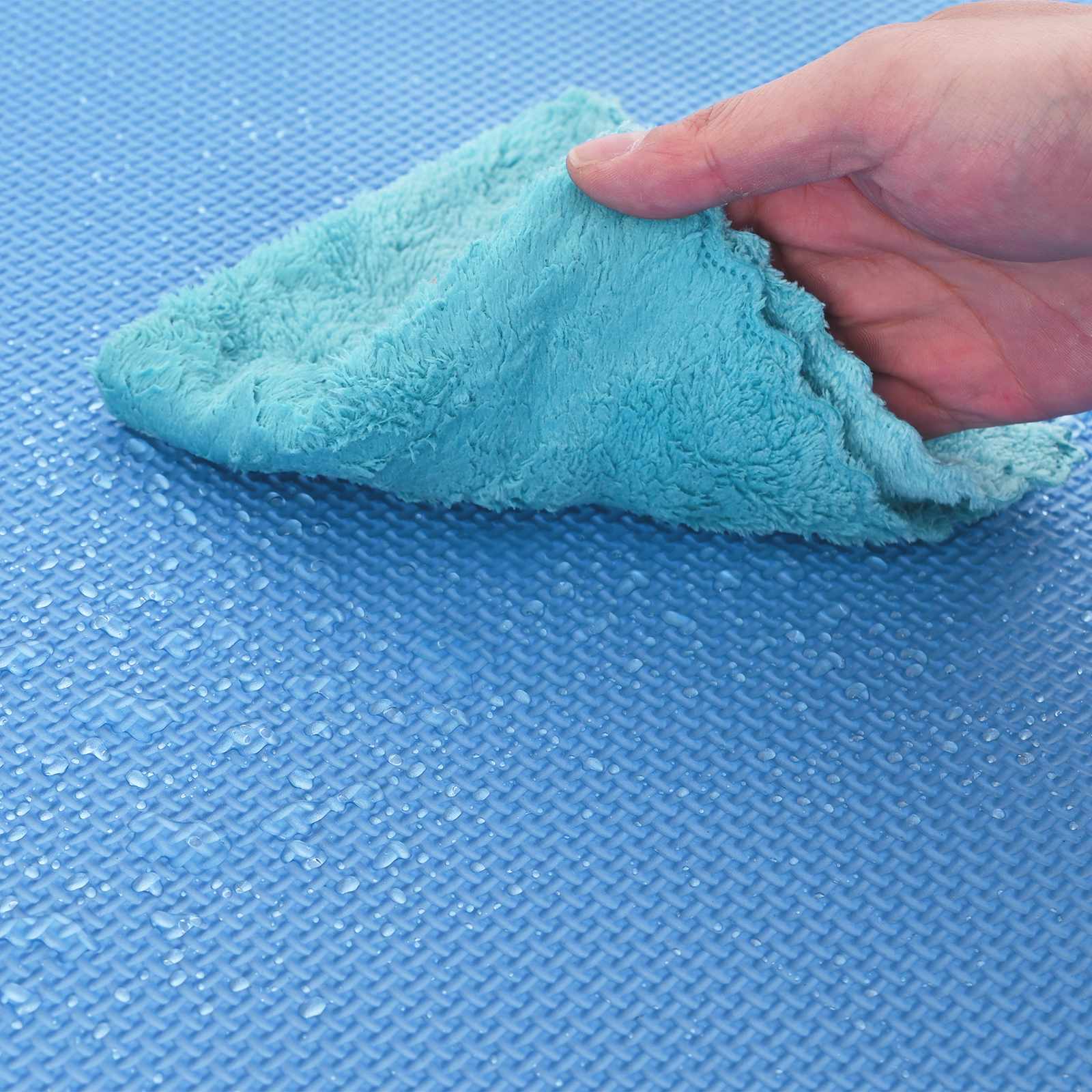 Zwembad Grondmat 36 st Ø 350 cm Rond EVA Schuim Blauw image 7