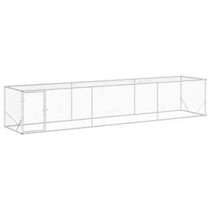 vidaXL Kana Aed H&otilde;bedane 500 x 100 x 100 cm Tsingitud teras