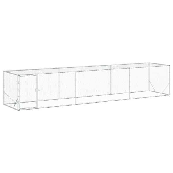 vidaXL Kana Aed H&otilde;bedane 500 x 100 x 100 cm Tsingitud teras