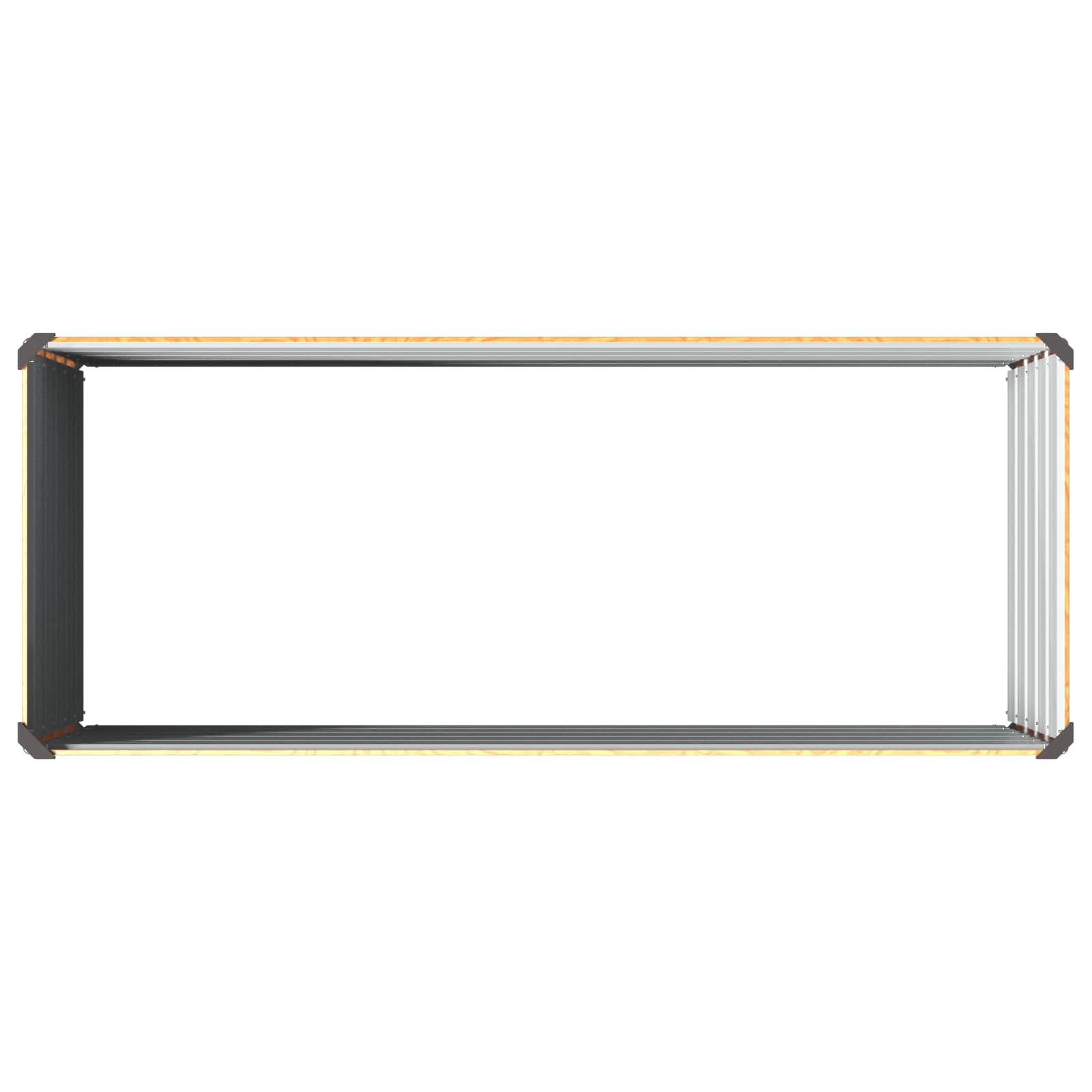 Verhoogd Tuinbed Naturel 100 x 40 x 55 cm koudgewalst staal image 5