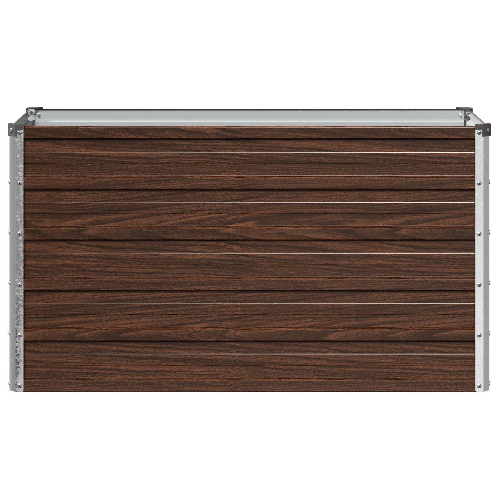 Verhoogd Tuinbed Zwart 100 x 40 x 55 cm koudgewalst staal image 3