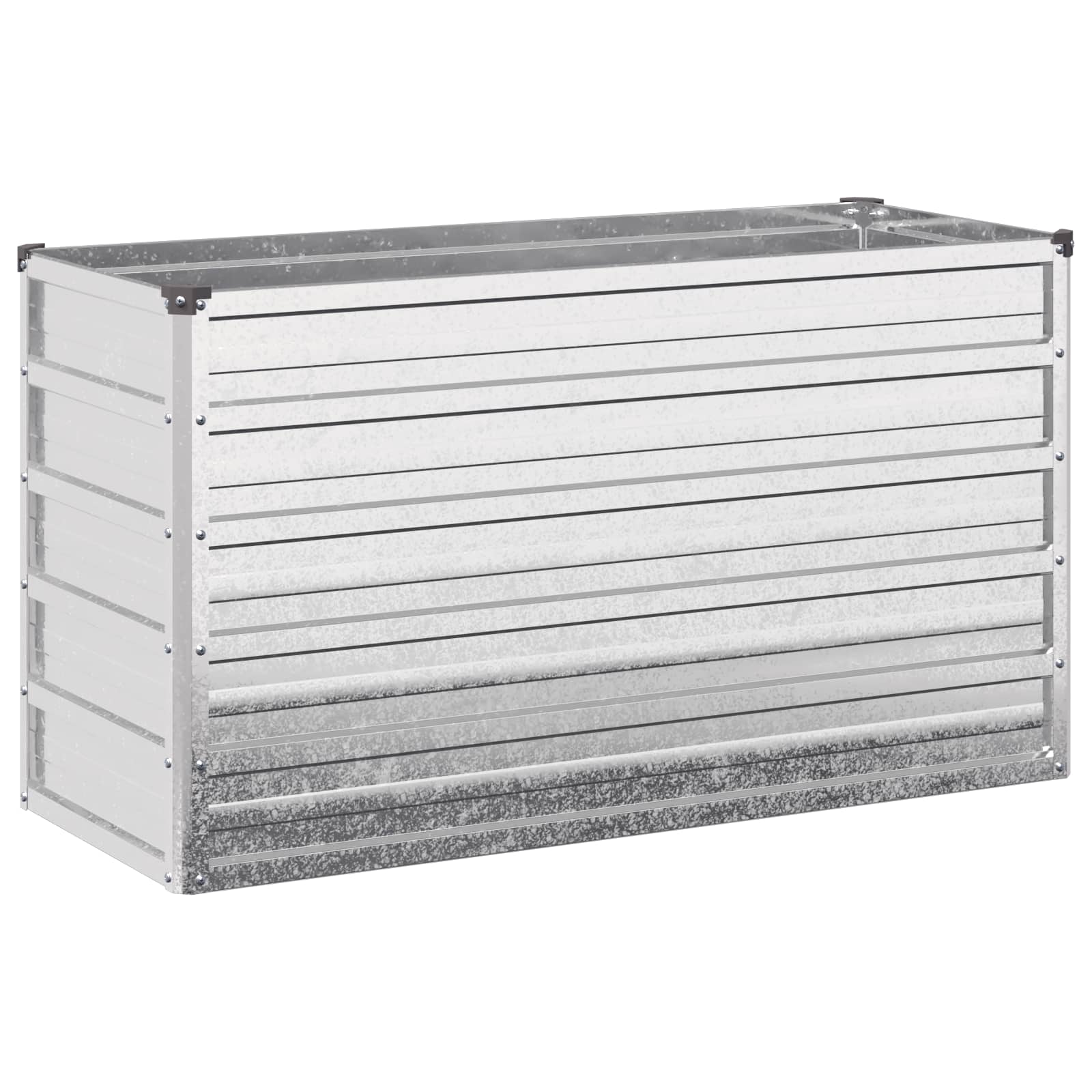 Verhoogd Tuinbed Zilverkleurig 100 x 40 x 55 cm gegalvaniseerd image 2