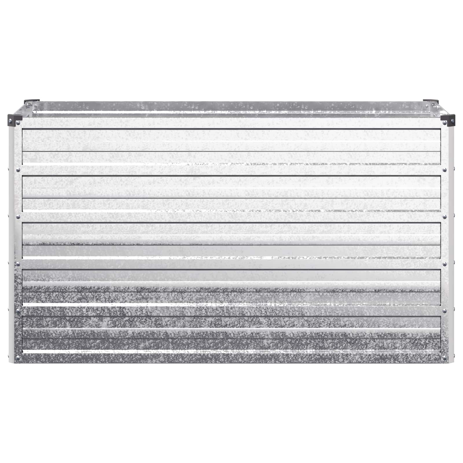Verhoogd Tuinbed Zilverkleurig 100 x 40 x 55 cm gegalvaniseerd image 3