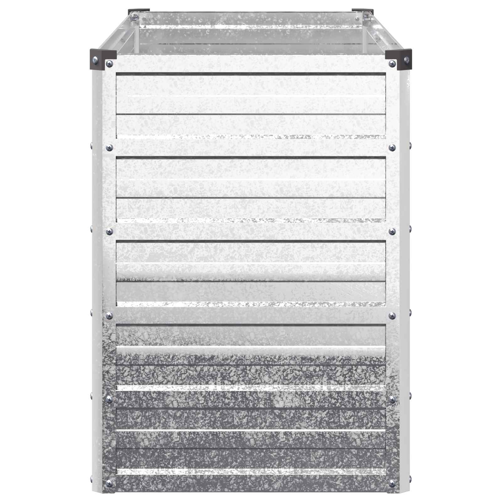 Verhoogd Tuinbed Zilverkleurig 100 x 40 x 55 cm gegalvaniseerd image 4