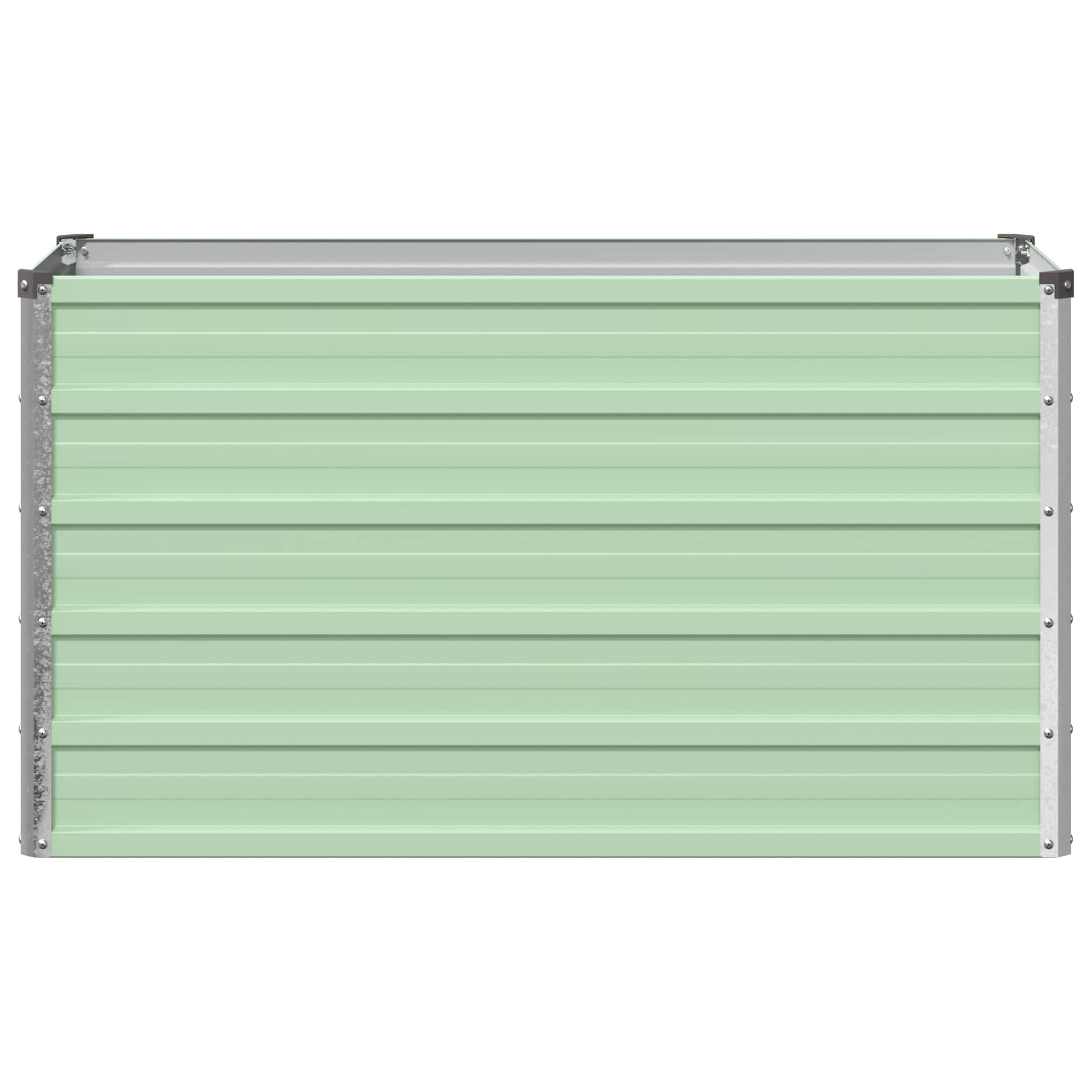 Verhoogd Tuinbed Pastelgroen 100 x 40 x 55 cm koudgewalst staal image 3