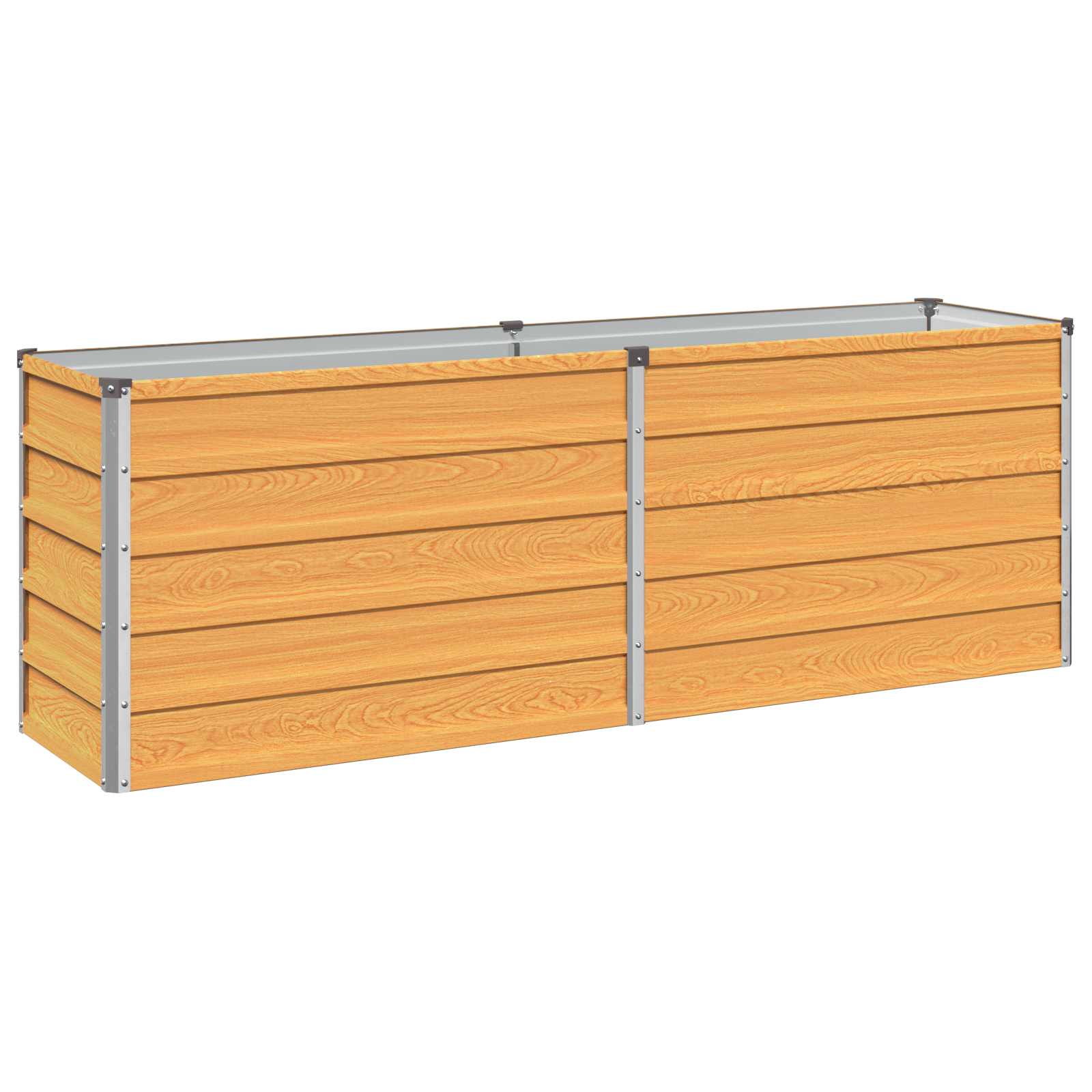 Verhoogd Tuinbed Naturel 160 x 40 x 55 cm koudgewalst staal image 2