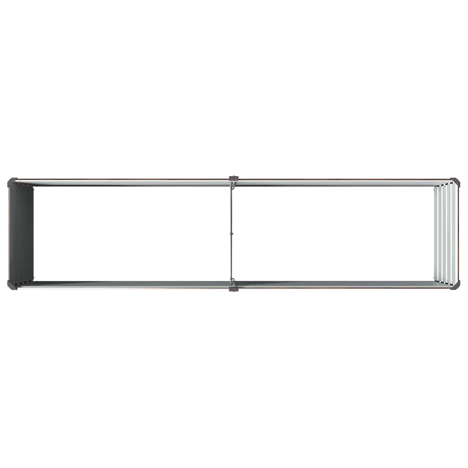 Verhoogd Tuinbed Zwart 160 x 40 x 55 cm koudgewalst staal image 5