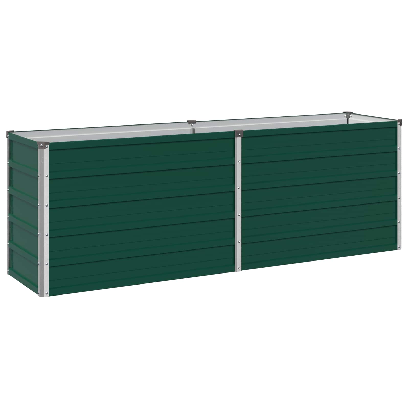 Verhoogd Tuinbed Groen 160 x 40 x 55 cm koudgewalst stalen image 2