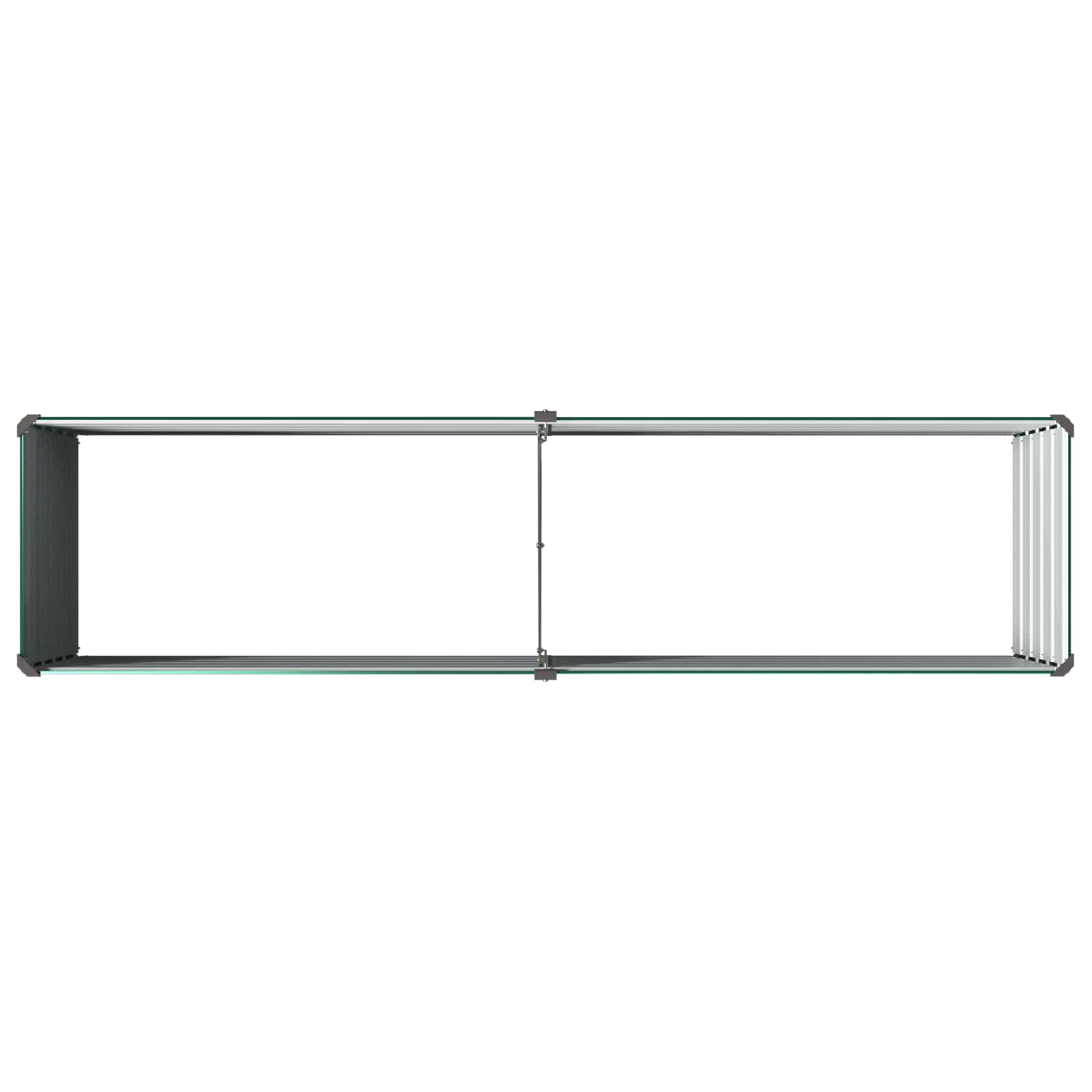 Verhoogd Tuinbed Groen 160 x 40 x 55 cm koudgewalst stalen image 5