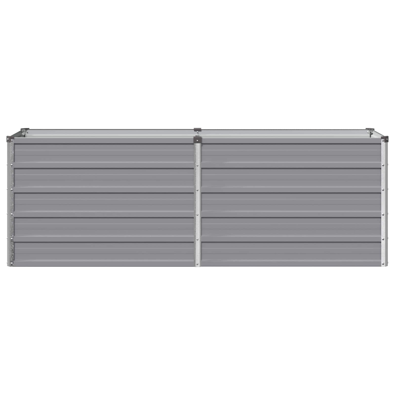 Verhoogd Tuinbed Grijs 160 x 40 x 55 cm koudgewalst staal image 3
