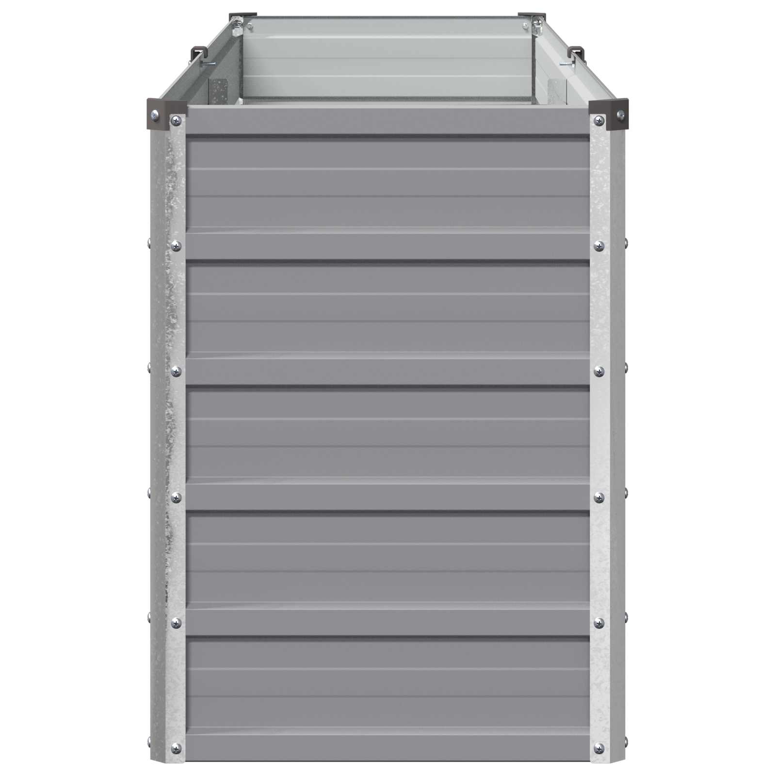 Verhoogd Tuinbed Grijs 160 x 40 x 55 cm koudgewalst staal image 4