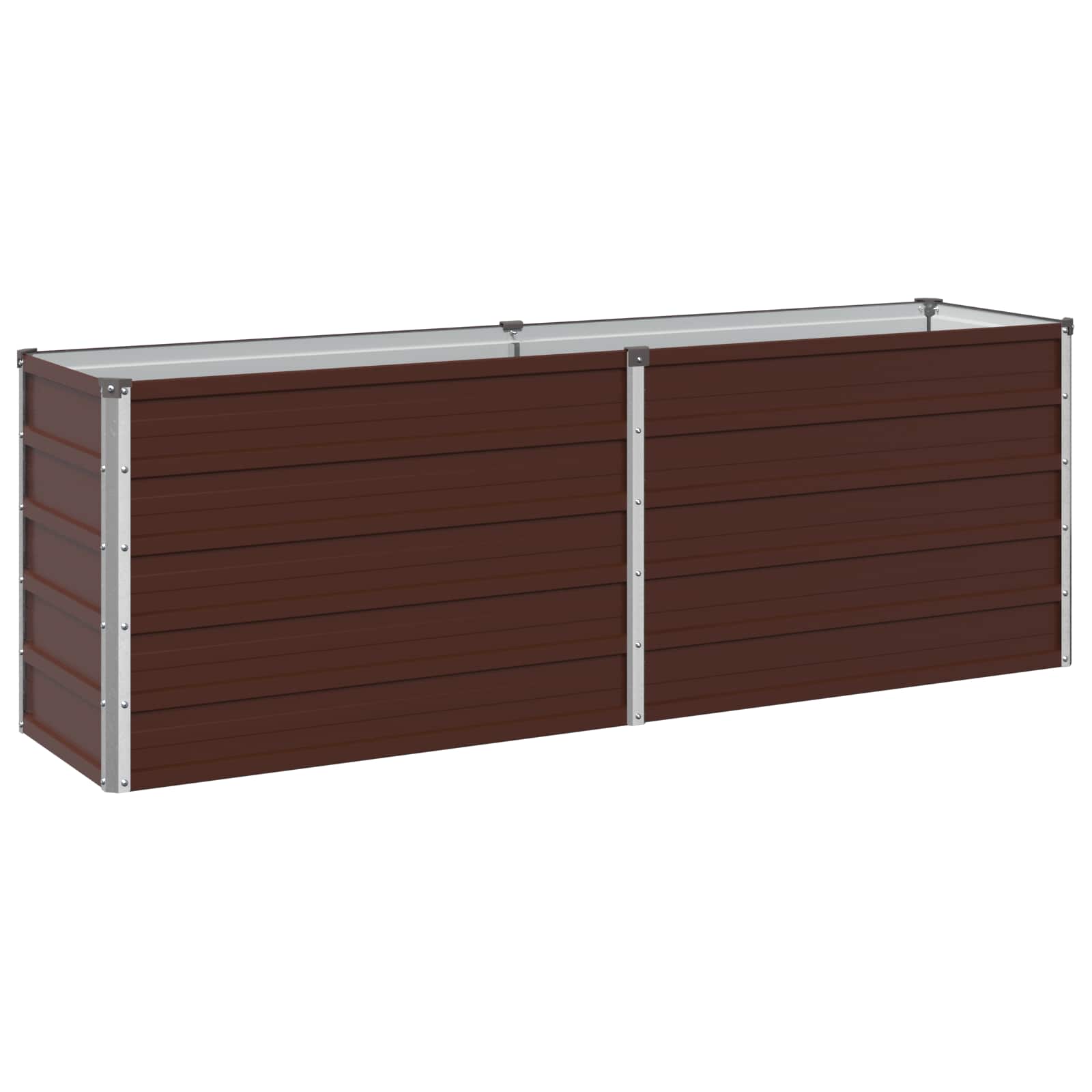 Verhoogd Tuinbed Bruin 160 x 40 x 55 cm koudgewalst staal image 2
