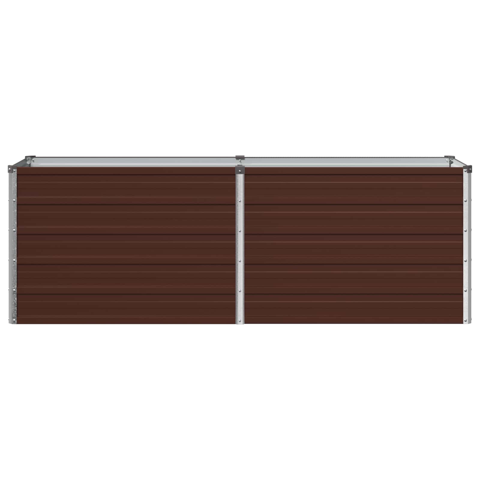 Verhoogd Tuinbed Bruin 160 x 40 x 55 cm koudgewalst staal image 3