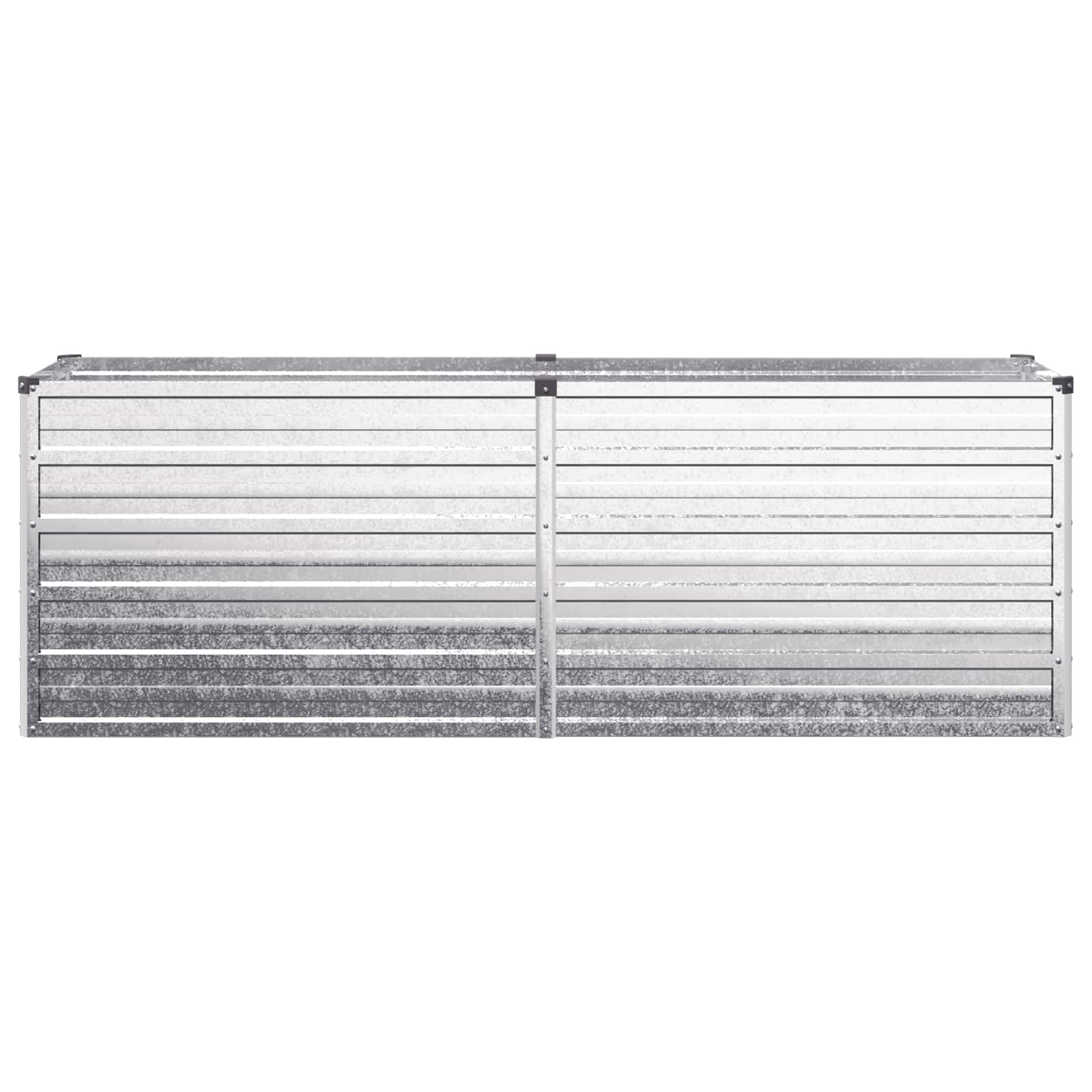 Verhoogd Tuinbed Zilverkleurig 160 x 40 x 55 cm gegalvaniseerd image 3