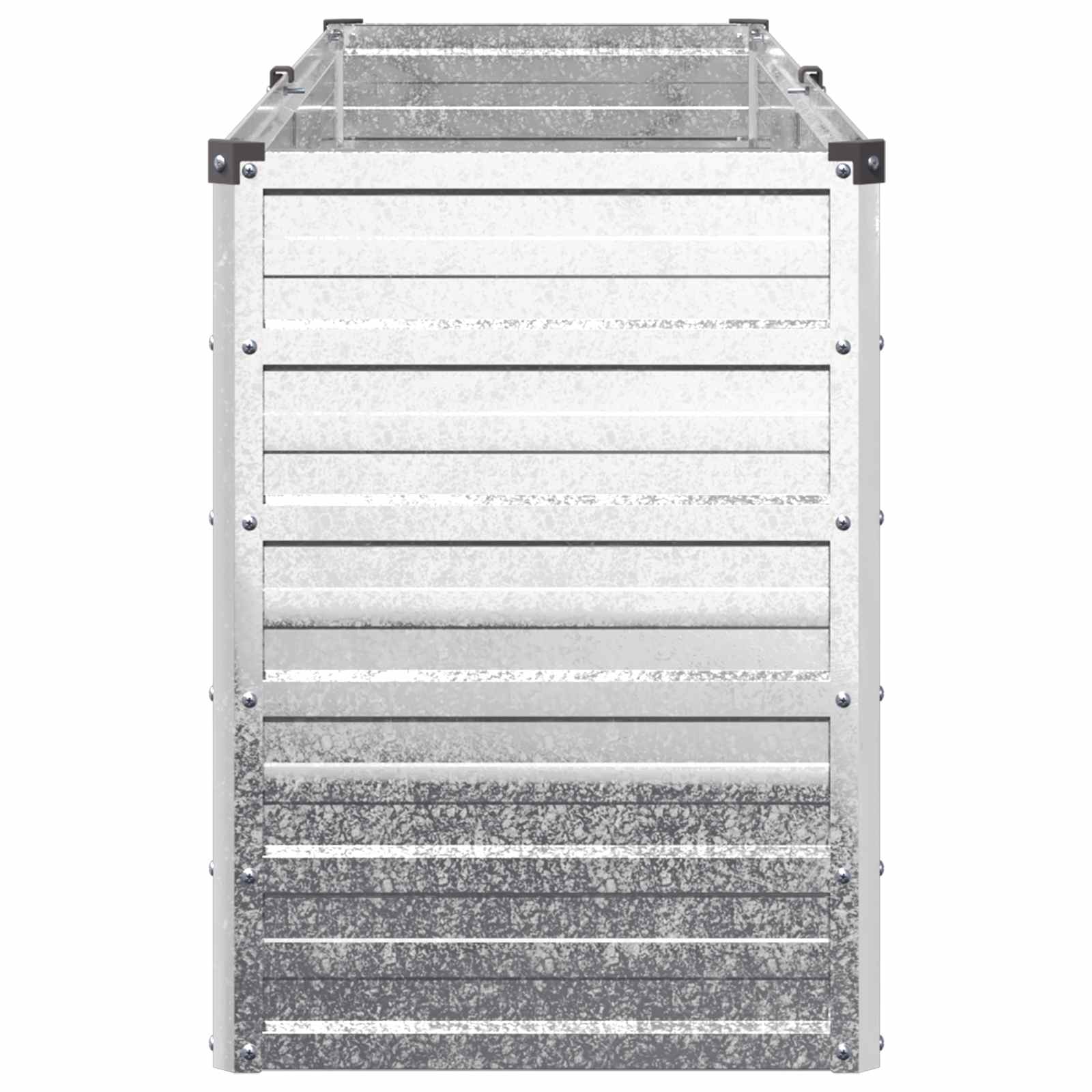 Verhoogd Tuinbed Zilverkleurig 160 x 40 x 55 cm gegalvaniseerd image 4