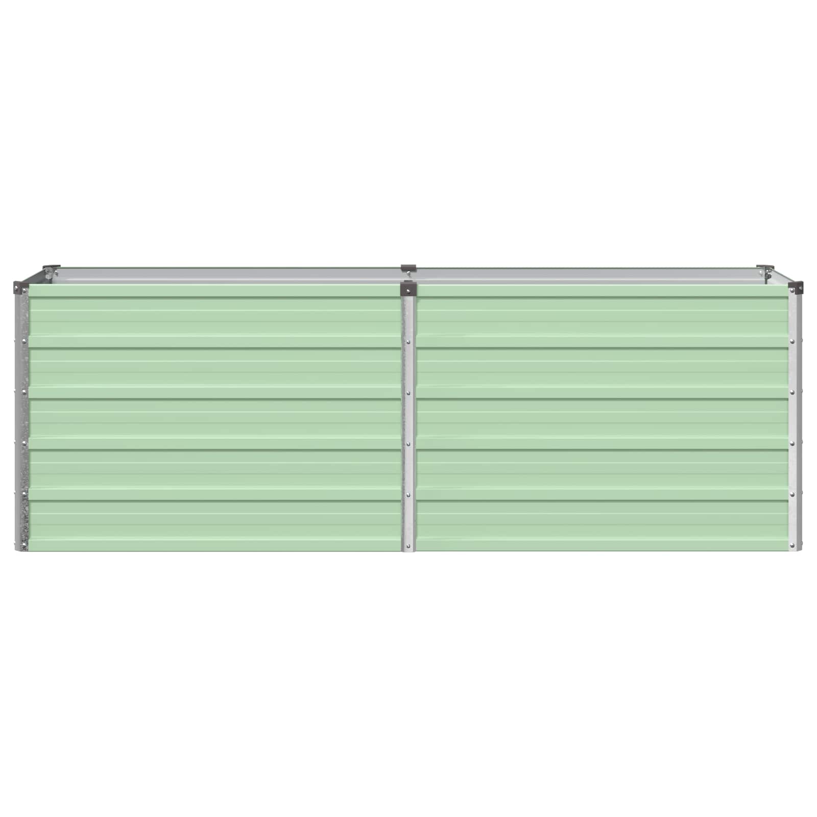 Verhoogd Tuinbed Pastelgroen 160 x 40 x 55 cm koudgewalst staal image 3