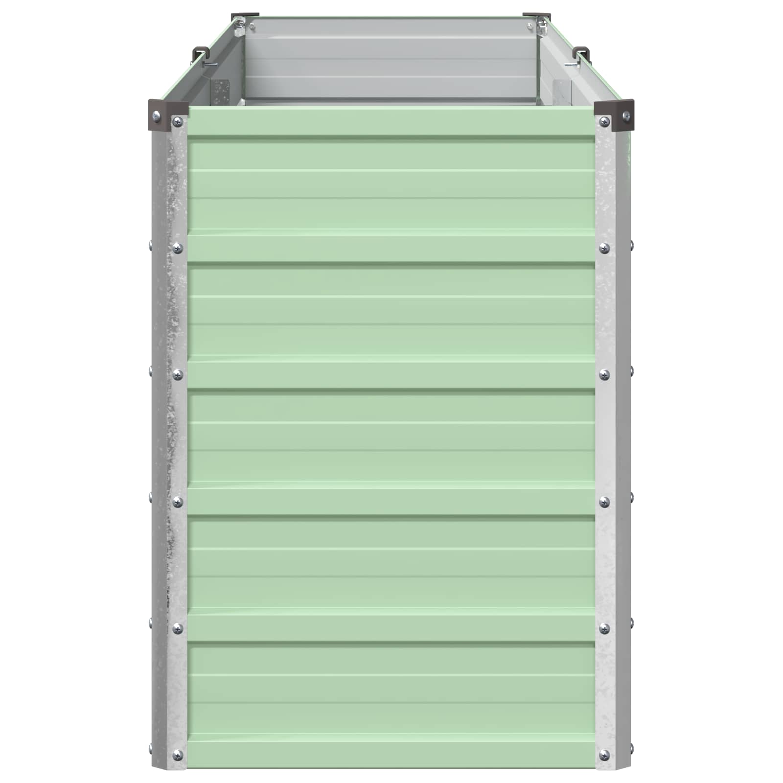 Verhoogd Tuinbed Pastelgroen 160 x 40 x 55 cm koudgewalst staal image 4
