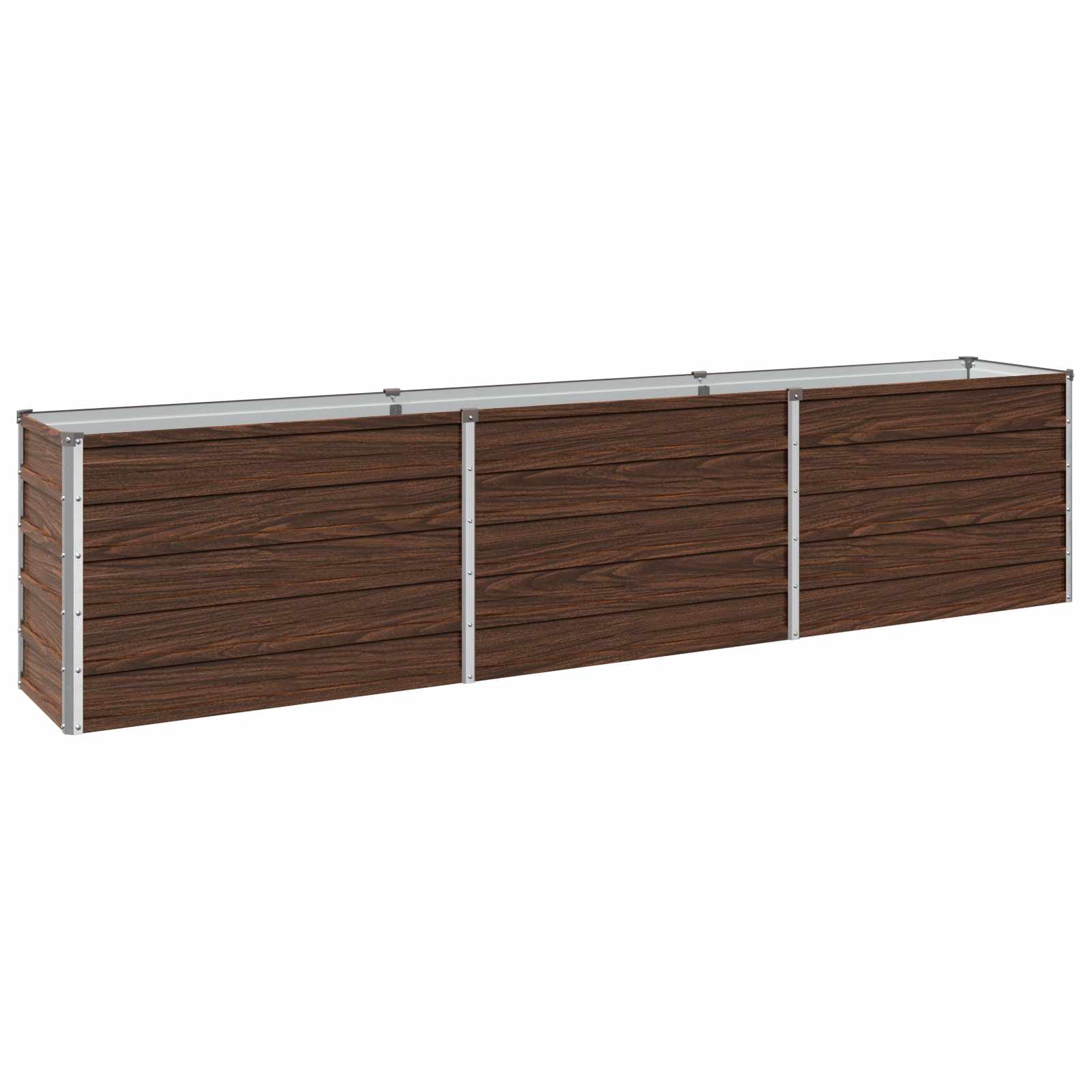 Verhoogd Tuinbed Zwart 240 x 40 x 55 cm koudgewalst staal image 2