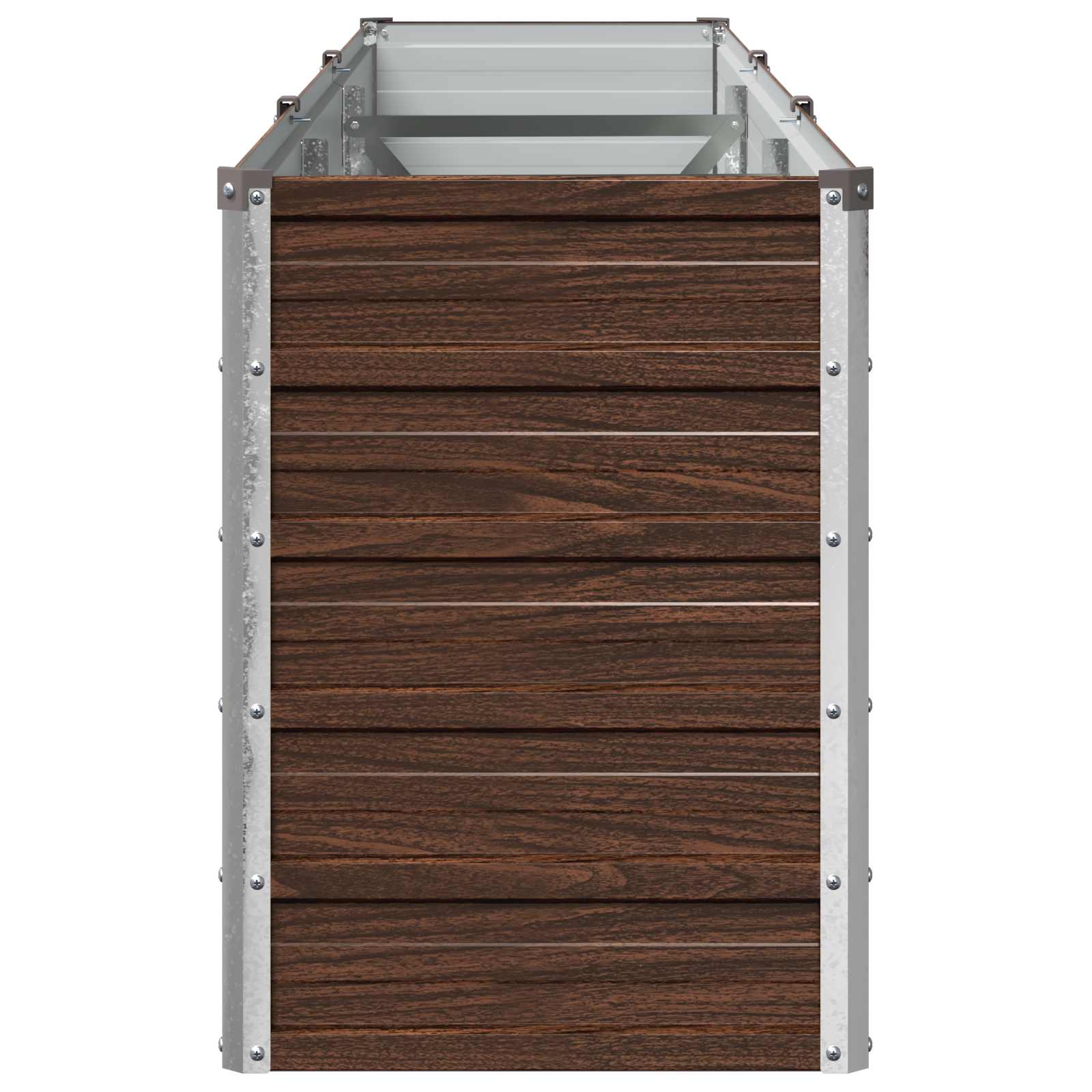 Verhoogd Tuinbed Zwart 240 x 40 x 55 cm koudgewalst staal image 4