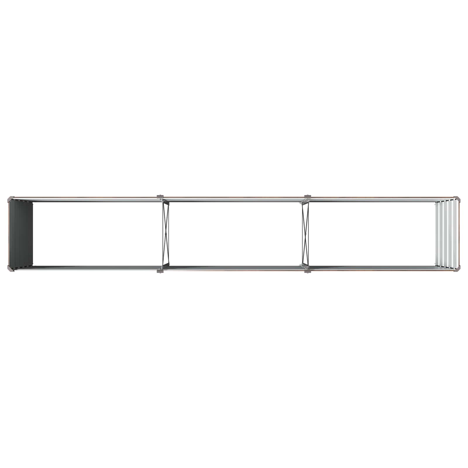 Verhoogd Tuinbed Zwart 240 x 40 x 55 cm koudgewalst staal image 5