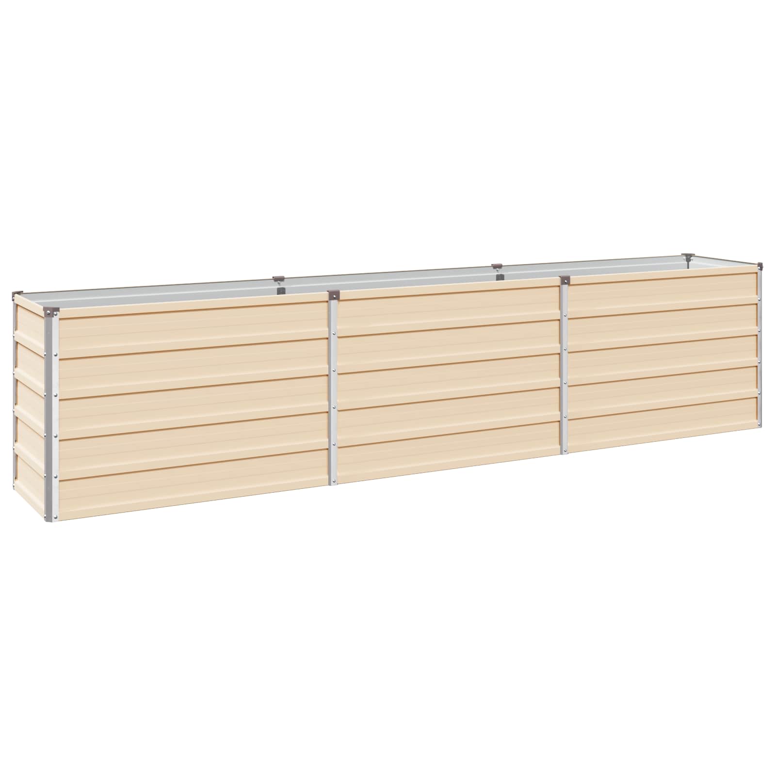 Verhoogd Tuinbed Ivoor 240 x 40 x 55 cm koudgewalst staal image 2