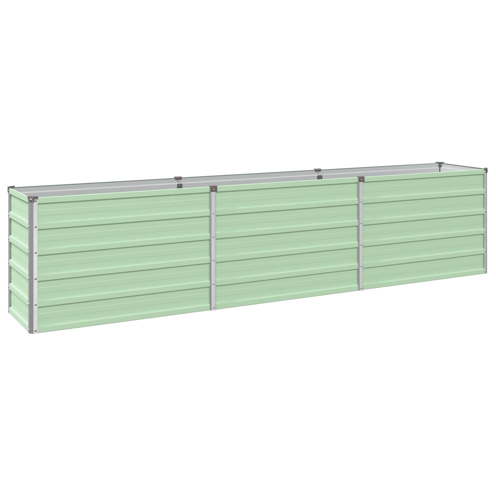 Verhoogd Tuinbed Pastelgroen 240 x 40 x 55 cm koudgewalst staal image 2
