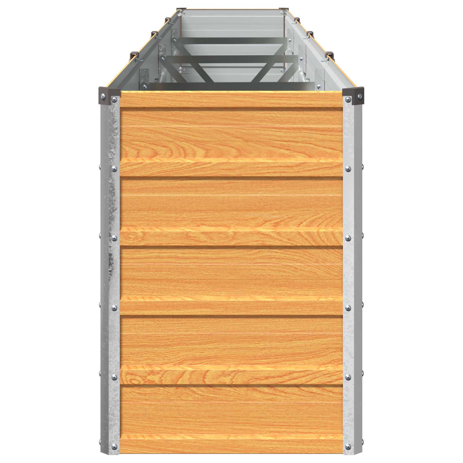Verhoogd Tuinbed Naturel 320 x 40 x 55 cm koudgewalst staal image 4