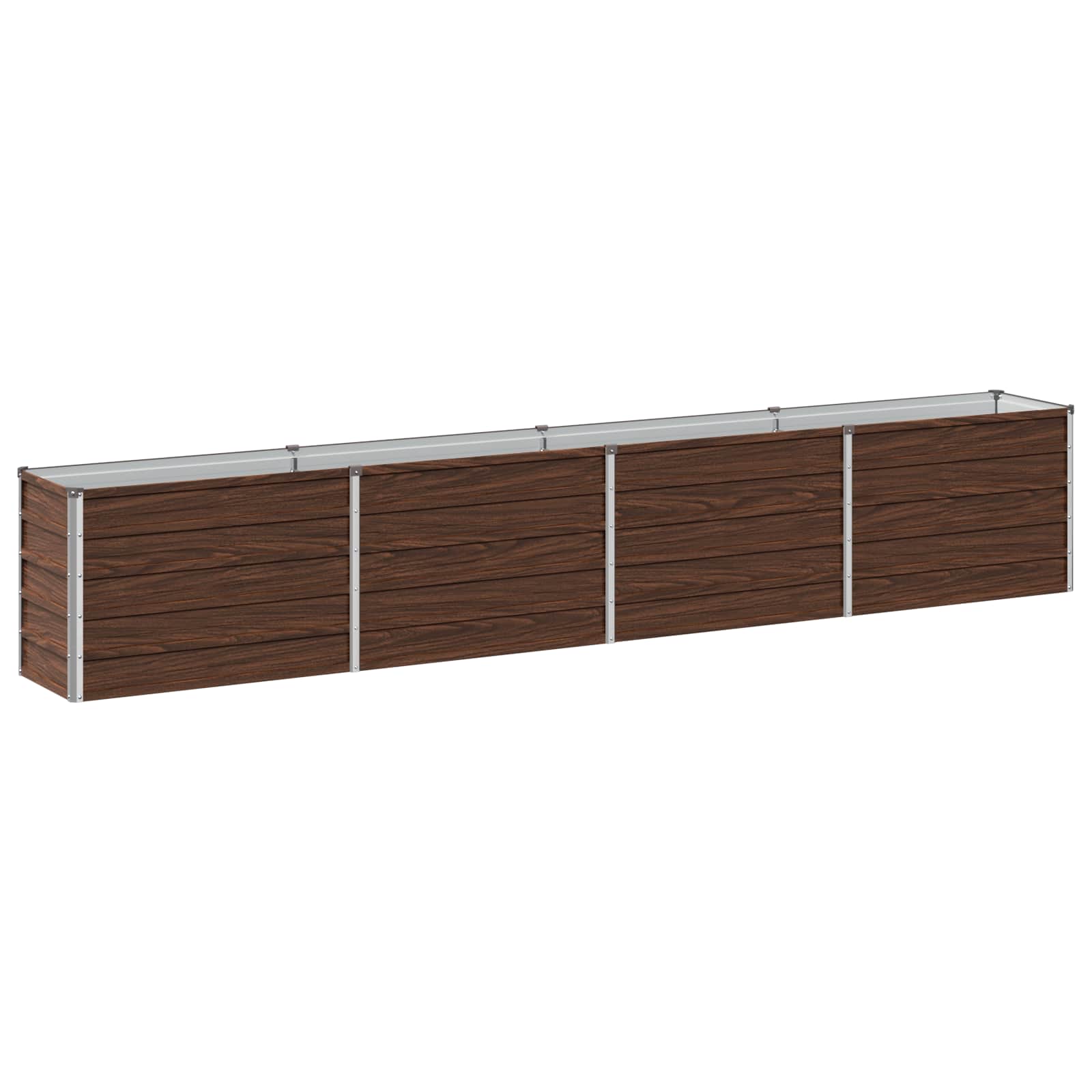 Verhoogd Tuinbed Zwart 320 x 40 x 55 cm koudgewalst staal image 2